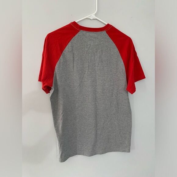 Nike Philadelphia Phillies Logo Baseball T-shirt Color Block Gray Red Blue S - Picture 4 of 5